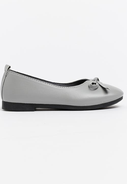 Pop Candy - Pumps with Bow Detail Silver