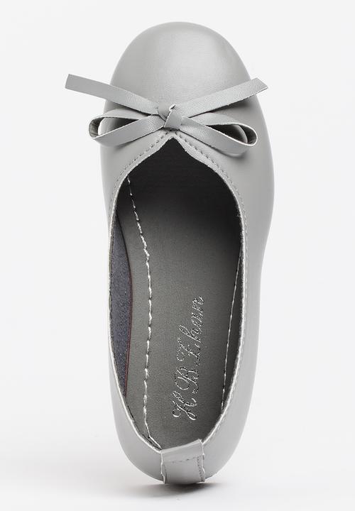 Pop Candy - Pumps with Bow Detail Silver