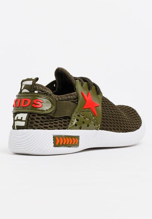 Pop Candy - Boys Sneakers Khaki Green