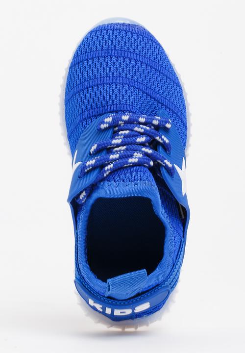 Pop Candy - Mesh Sneakers with Lights Blue