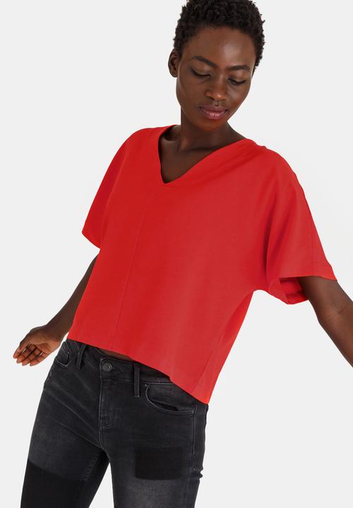 STYLE REPUBLIC - Boxy Blouse Red