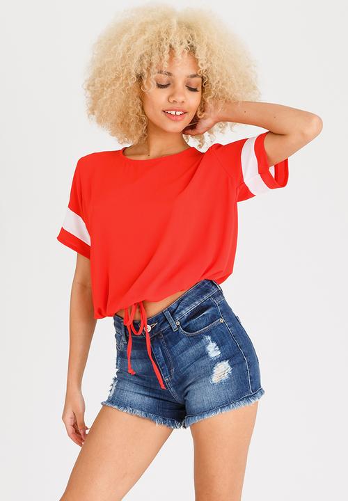 c(inch) - Sports Luxe T-shirt Red