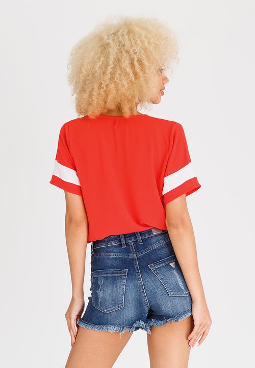 c(inch) - Sports Luxe T-shirt Red