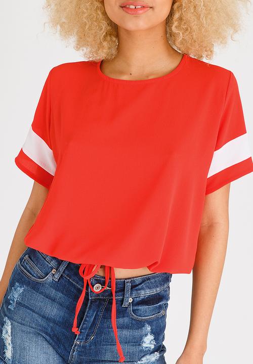 c(inch) - Sports Luxe T-shirt Red