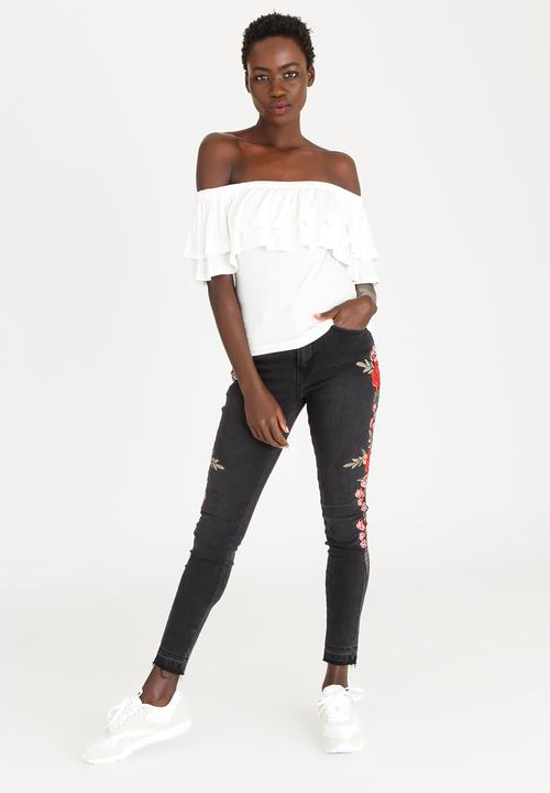 c(inch) - Bardot T-Shirt White