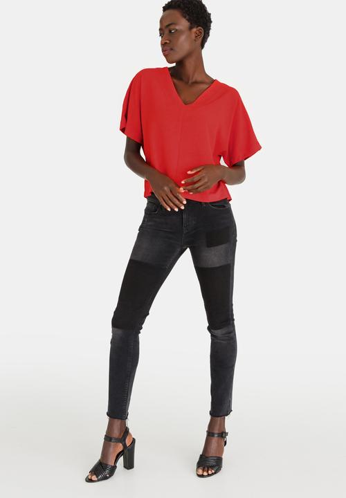 STYLE REPUBLIC - Boxy Blouse Red