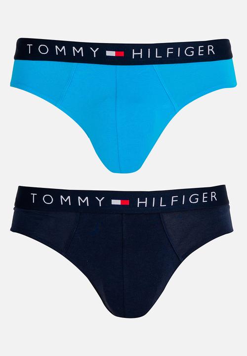 Tommy Hilfiger 2 Pack Briefs Blue Tommy 