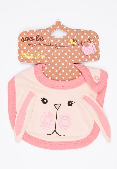 Soobe - Bunny Bib Pale Pink