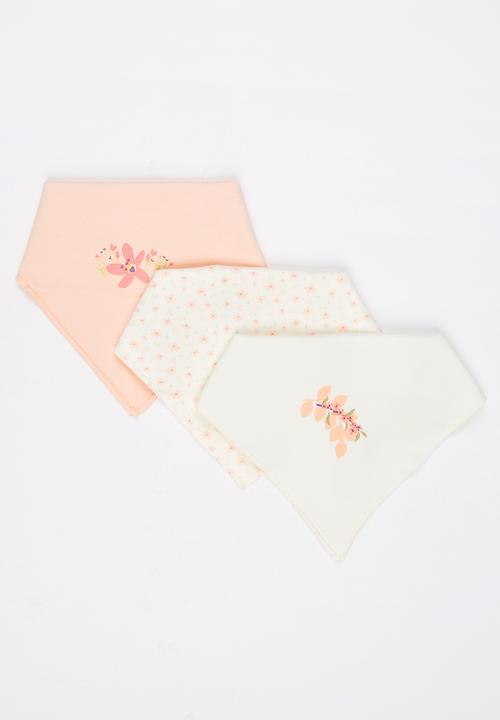Baby Corner - 3 Pack Bandana Bib Multi-colour