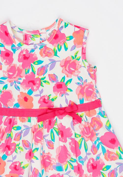 Twin Clothing - Floral Print Dress Multi-colour