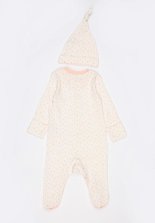 Baby Corner - Sleepsuit and Hat Set  Multi-colour