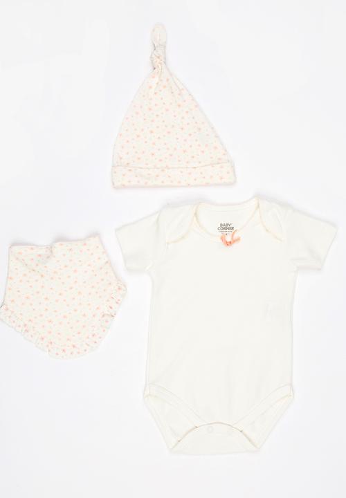 Baby Corner - 4 Piece Sleepsuit Set Multi-colour