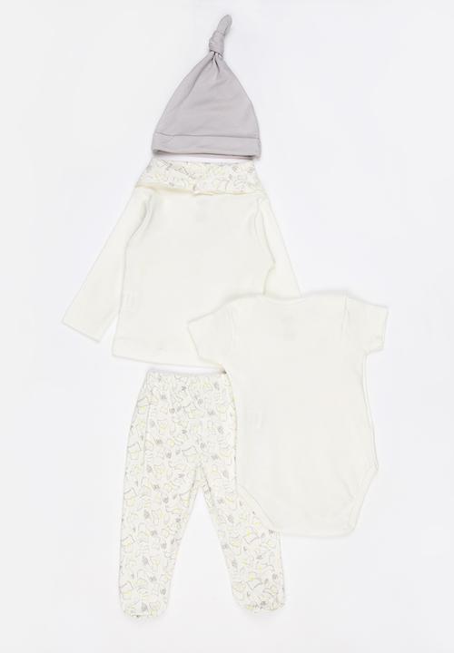 Baby Corner - 5 Piece Cardigan Set Multi-colour