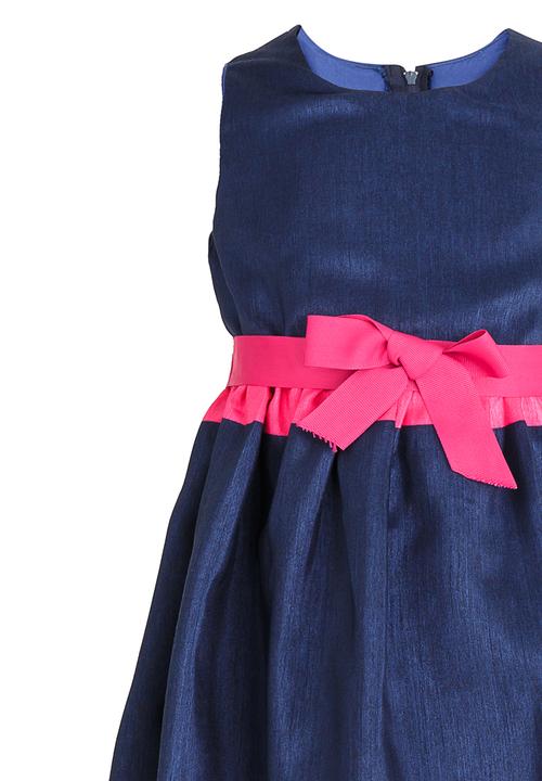 Twin Clothing - Striped Dress Navy