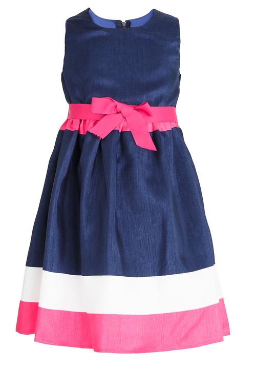Twin Clothing - Striped Dress Navy