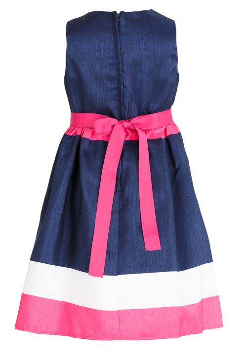 Twin Clothing - Striped Dress Navy