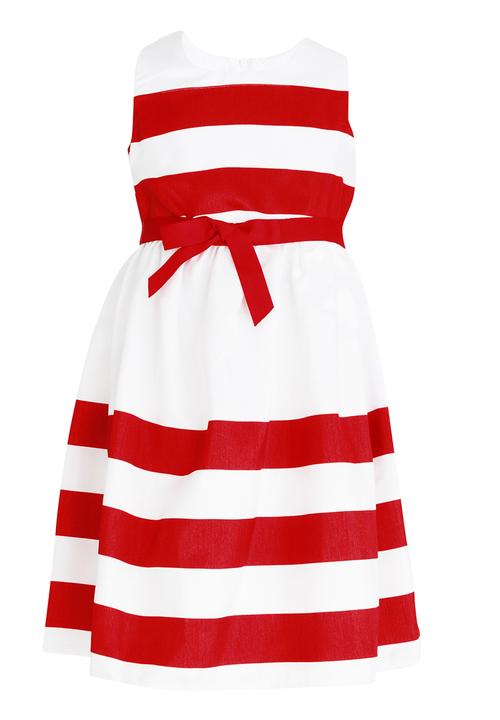 Twin Clothing - Striped Dress Red