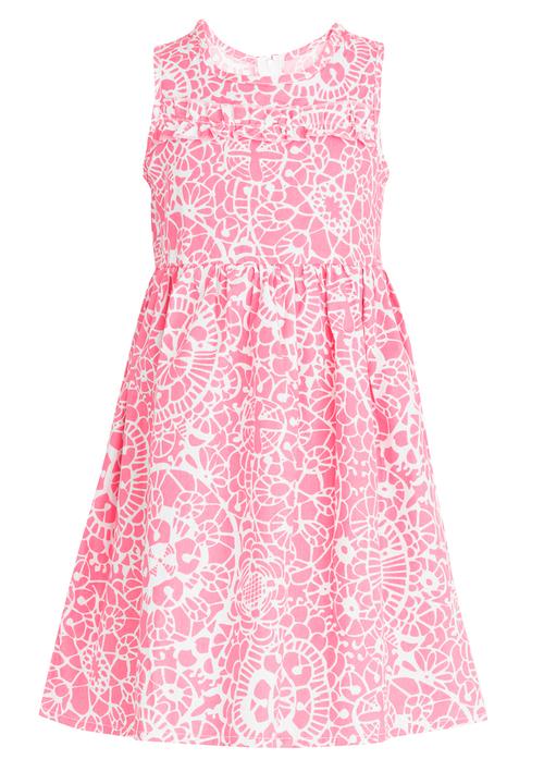 Twin Clothing - Printed Dress Pale Pink