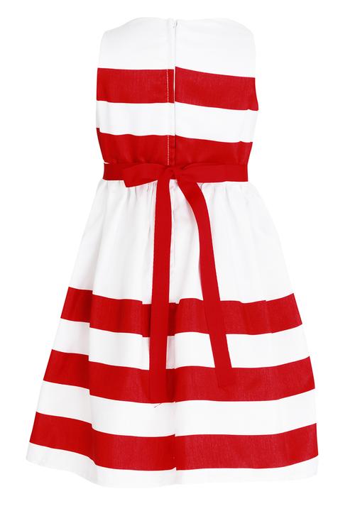 Twin Clothing - Striped Dress Red