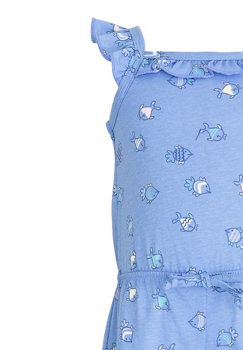 Twin Clothing - Denim Onesie Blue