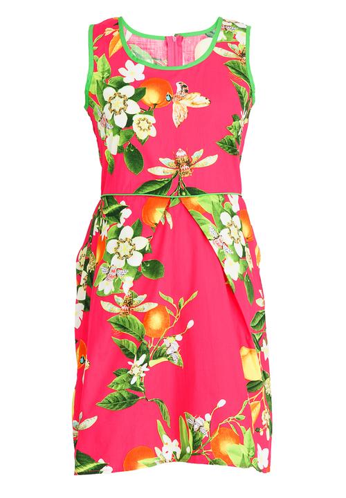 Twin Clothing - Printed Dress Pale Pink