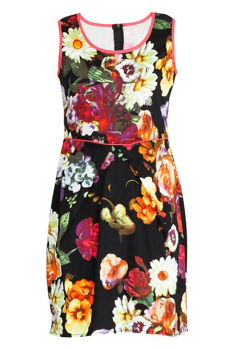 Twin Clothing - Floral Dress Black