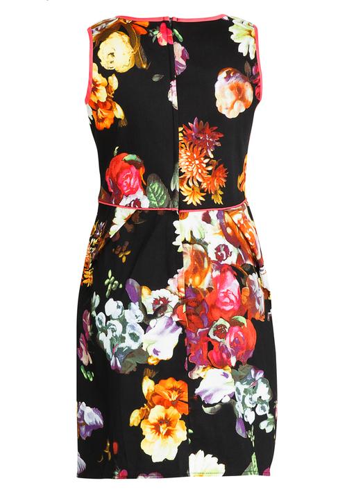 Twin Clothing - Floral Dress Black