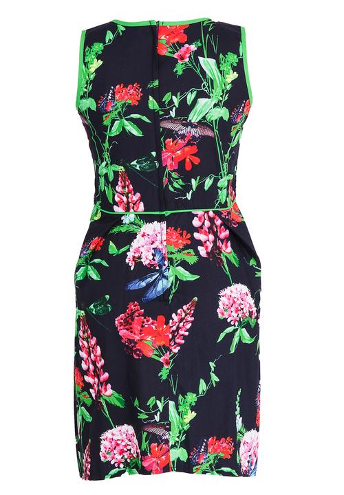 Twin Clothing - Floral Dress Multi-colour