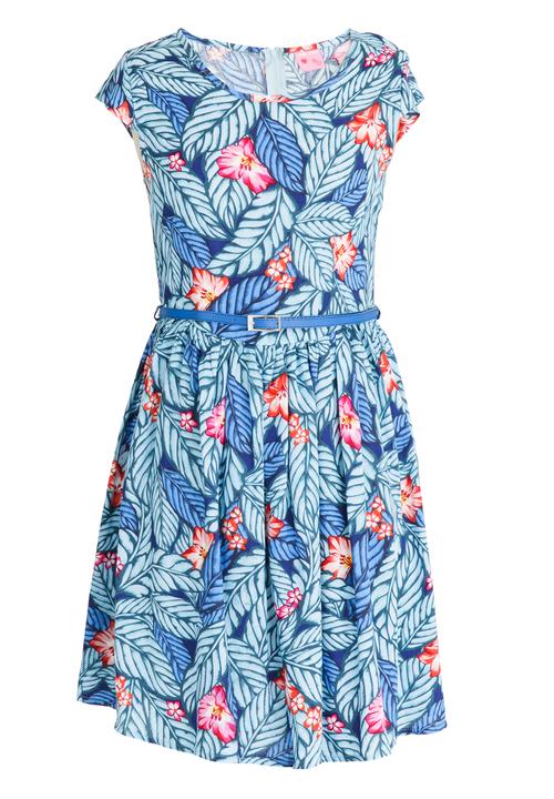 Twin Clothing - Printed Dress Blue