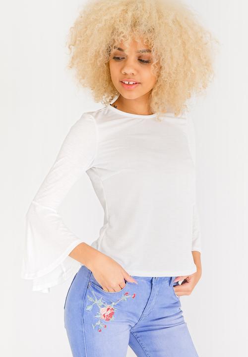 SISSY BOY - Bells of the Ball Printed Top Off White