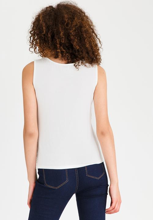 edit - Lace Cami Cream