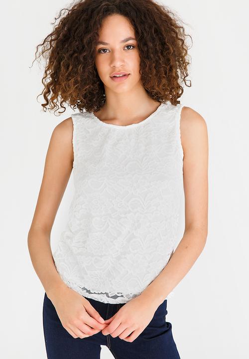 edit - Lace Cami Cream