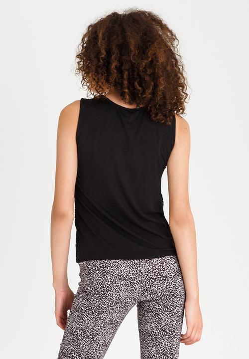 edit - Lace Cami Black