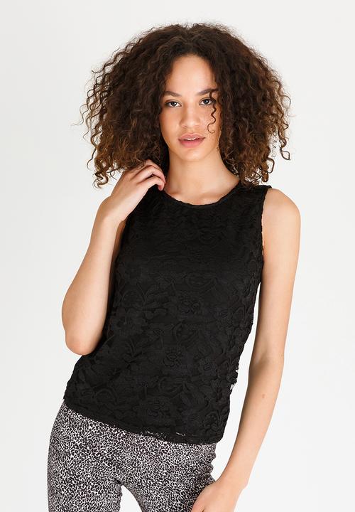 edit - Lace Cami Black