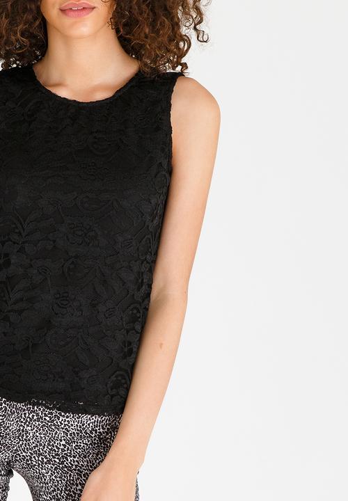 edit - Lace Cami Black