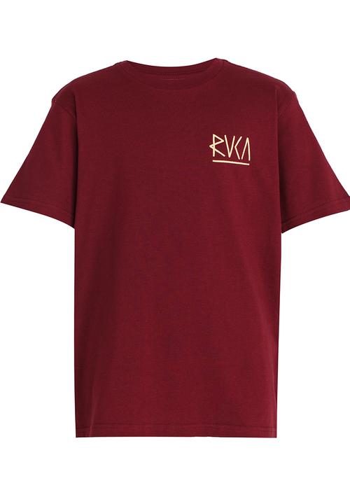 RVCA - Flip  Rvca Tee Burgundy
