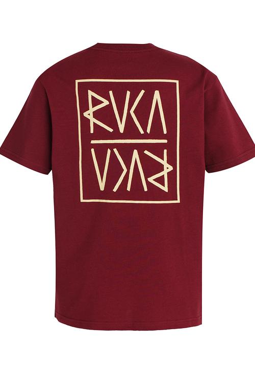 RVCA - Flip  Rvca Tee Burgundy
