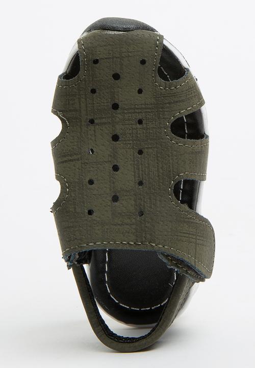 Pop Candy - Boys Sandals Khaki Green