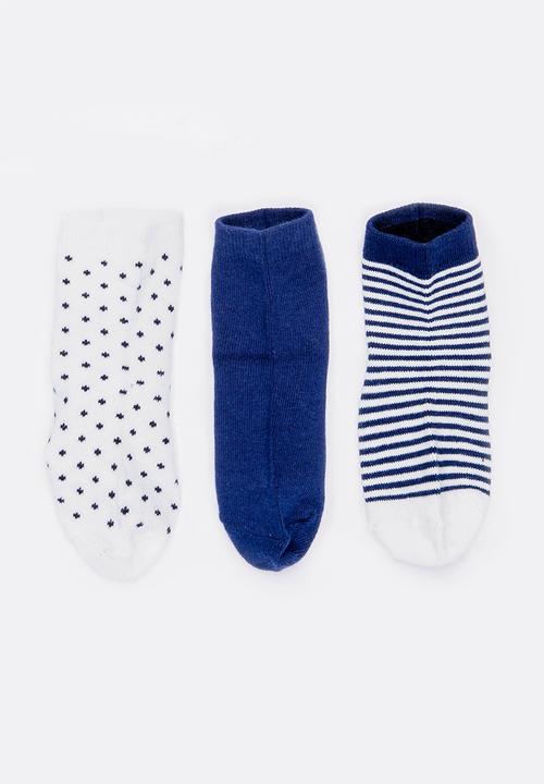 MINOTI - 3 Pack Trainer Socks Multi-colour
