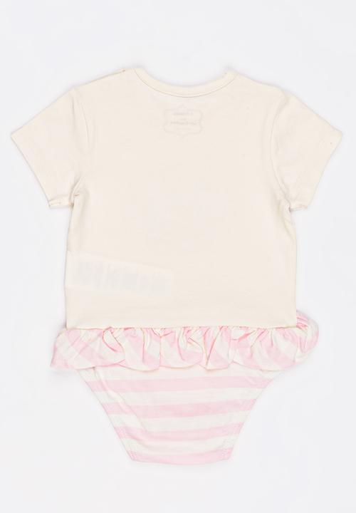 Soobe - Short Sleeve Bodysuit Stone