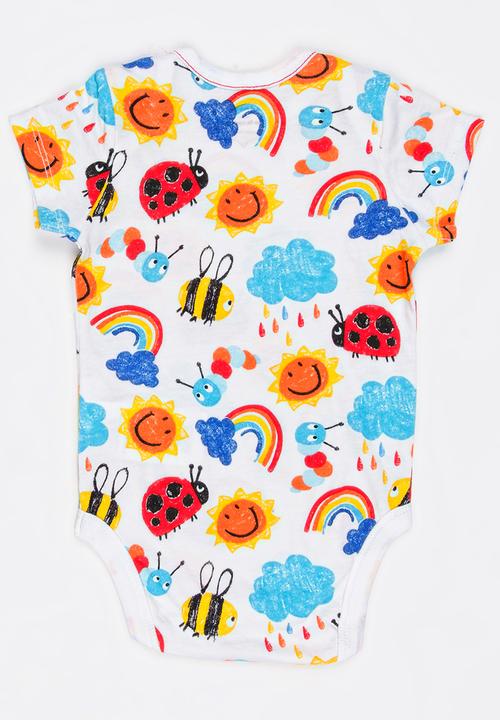 Soobe - Short Sleeve Bodysuit White