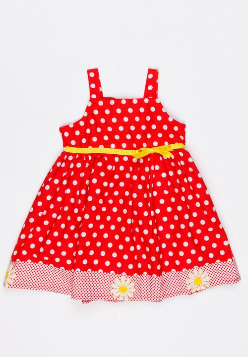 Twin Clothing - Spotted Dress Multi-colour