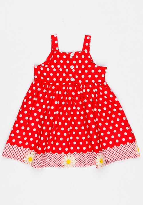 Twin Clothing - Spotted Dress Multi-colour