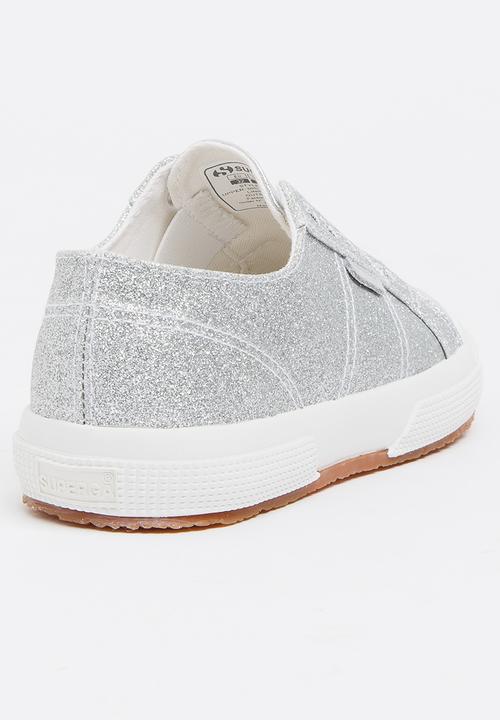 SUPERGA - Glitter Slip on Silver