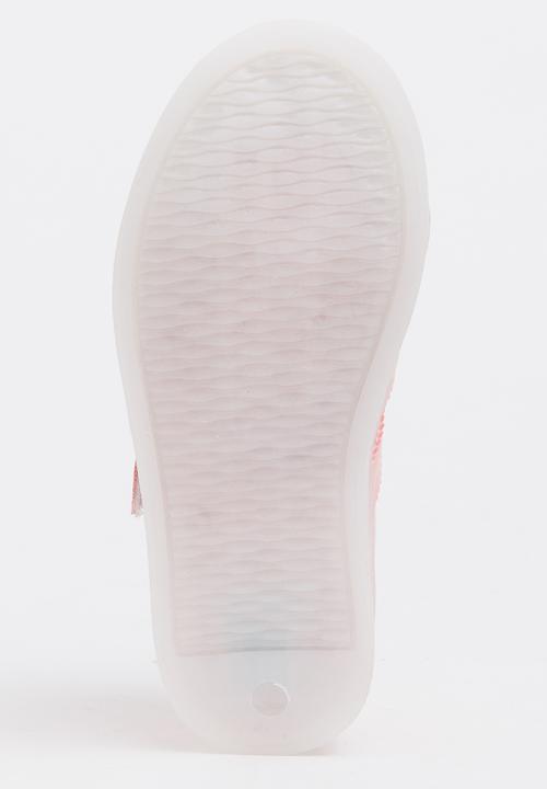 Pop Candy - Girls Light up Sneakers Pale Pink