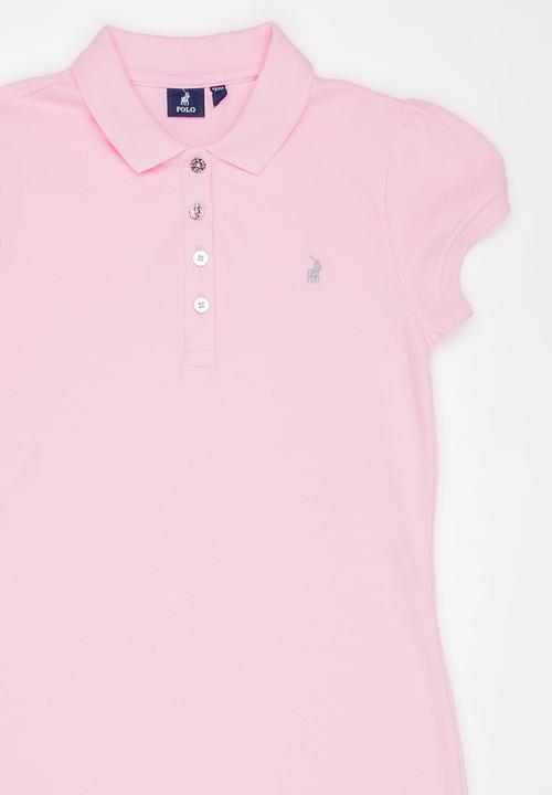 POLO - Dakota Golfer Dress Mid Pink