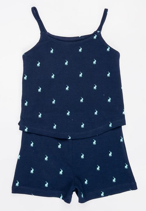 POLO - Tiana Layered Jumpsuit Navy
