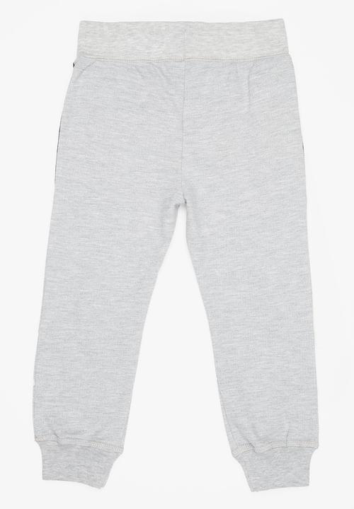 See-Saw - Zip Detail Fleece Jogger Grey Melange
