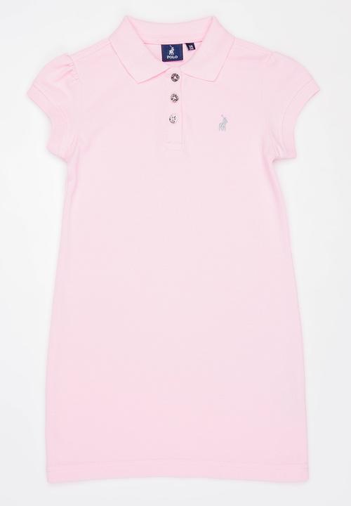 POLO - Dakota Golfer Dress Mid Pink