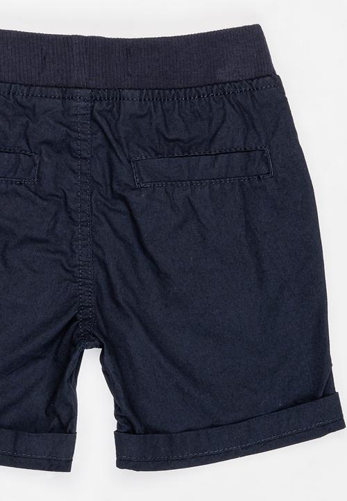 MINOTI - Basic Poplin Short Navy